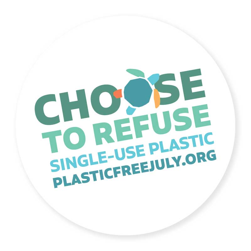Plactic Free July Logo