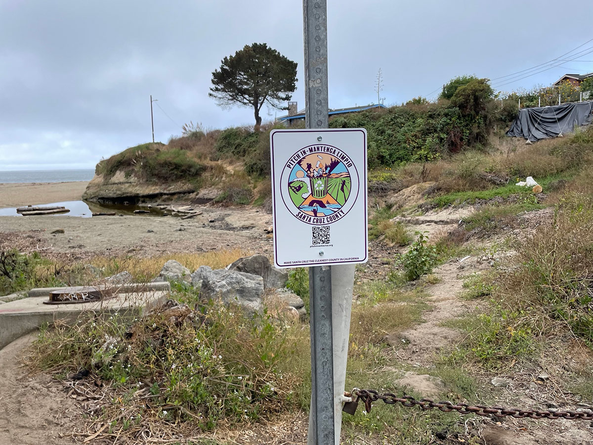 Sign at Beach